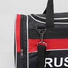 Сумка спортивная, отдел на молнии, наружный карман, 2 боковых кармана, длинный ремень, цвет чёрный - Фото 4