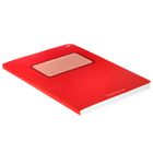 Тетрадь В5 120 листов клетка "Красная", картонная обложка, УФ-лак, круглые углы - Фото 2
