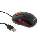 Мышь Smartbuy ONE 343, проводная, оптическая, 1200 dpi, USB, чёрно-красная - Фото 1