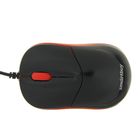 Мышь Smartbuy ONE 343, проводная, оптическая, 1200 dpi, USB, чёрно-красная - Фото 3