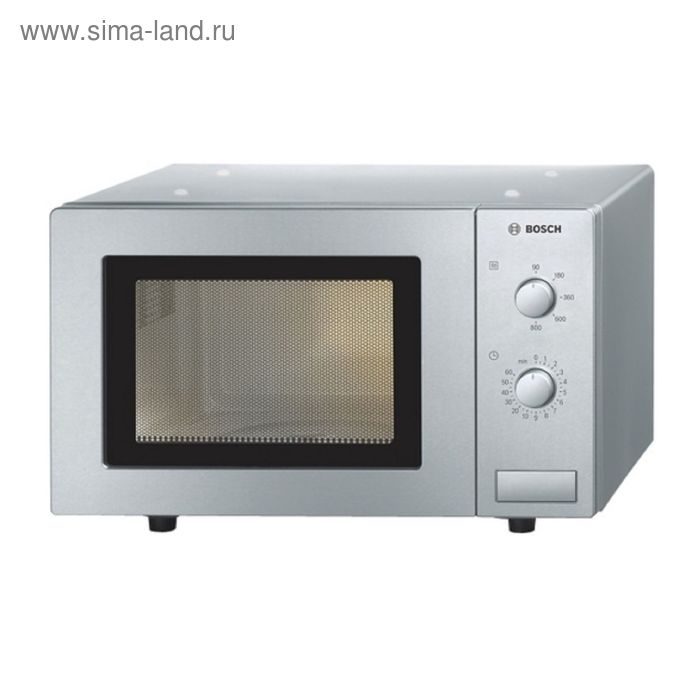 Микроволновая печь Bosch HMT72M450, 17 л, 800 Вт, серебристый - Фото 1