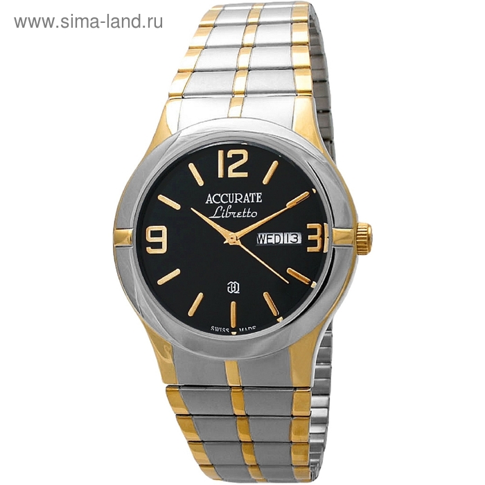 Часы наручные мужские ACCURATE AMQ1934T black - Фото 1