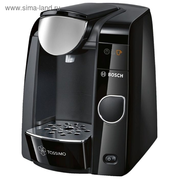 Кофемашина Bosch TAS4502, капсульная, 1300 Вт, 1.4 л, чёрная - Фото 1