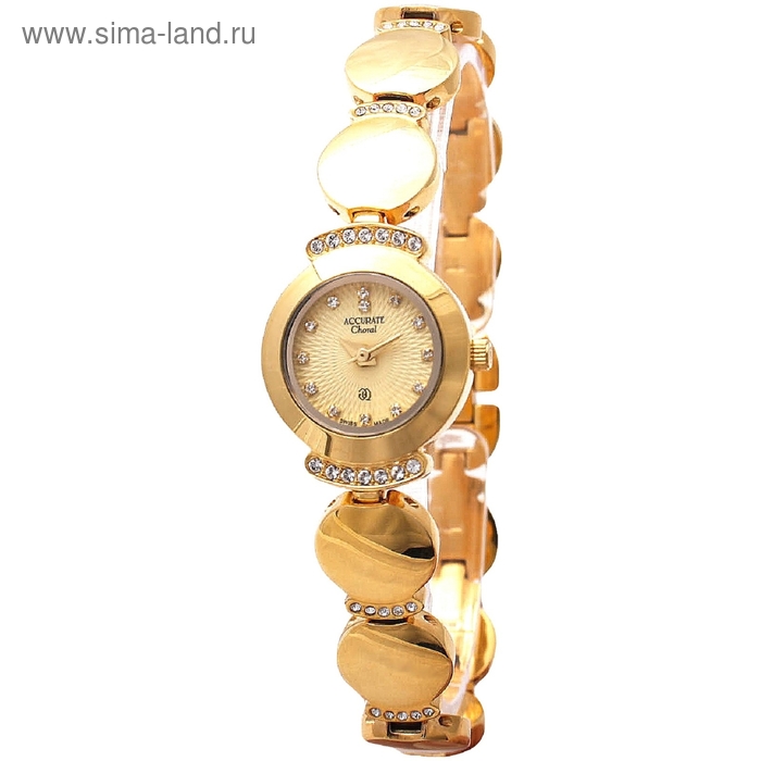 Часы наручные женские ACCURATE ALQ318S gold - Фото 1