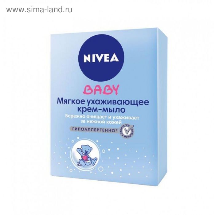 Мягкое ухаживающее крем-мыло Nivea Baby, 100 г - Фото 1