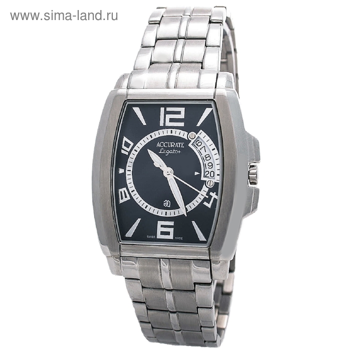 Часы наручные мужские ACCURATE AMQ1605 black - Фото 1