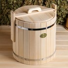 Кадка - бочка для засолки, 25 л, деревянная, с крышкой, «Добропаровъ» - Фото 4