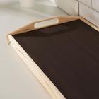 Столик - поднос для завтрака складной Дарим Красиво, 50×30 см, с ручками, дерево - Фото 13