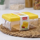 Контейнер для сыра, 16×11×7 см, цвет жёлтый - Фото 6