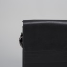 Планшет мужской, 3 отдела, 1 наружный карман, регулируемый ремень, чёрный - Фото 4