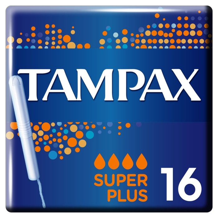 Тампоны «Tampax» Compak Super Plus, с аппликатором, 16 шт - Фото 1