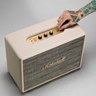 Портативная колонка 1.0 MARSHALL Woburn, 2х20Вт+50Вт, Bluetooth, 220В, кремовая - Фото 3