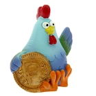 Фигурка полистоун "Курочка с золотым рублем" 5,5х5,5 см - Фото 1