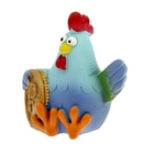 Фигурка полистоун "Курочка с золотым рублем" 5,5х5,5 см - Фото 2