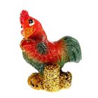 Сувенир полистоун "Петушок с монетками" МИКС 3,5х3х3,8 см - Фото 1