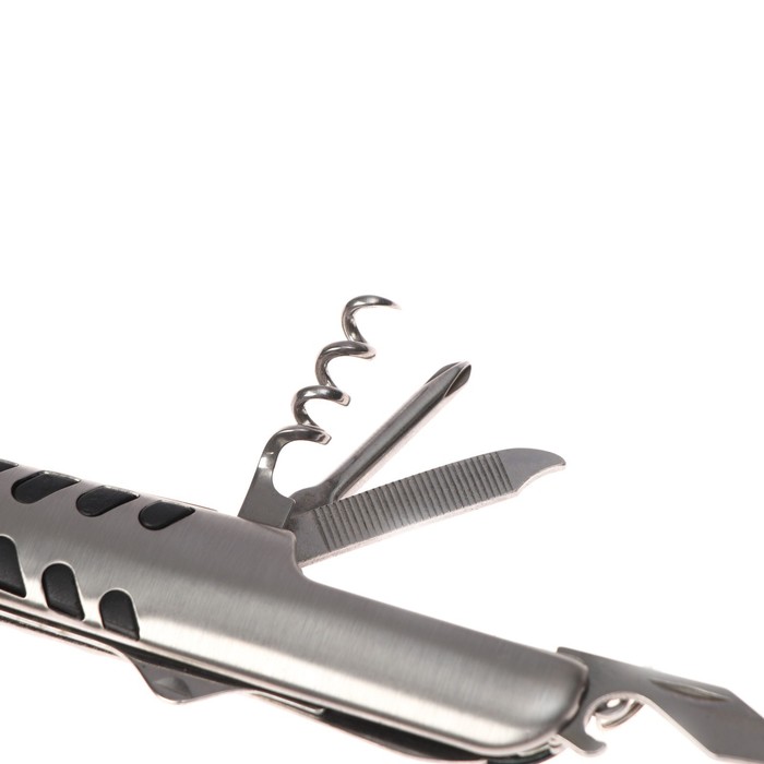 Нож швейцарский "Марсель" 8в1 рукоять с насечками - фото 1886139750