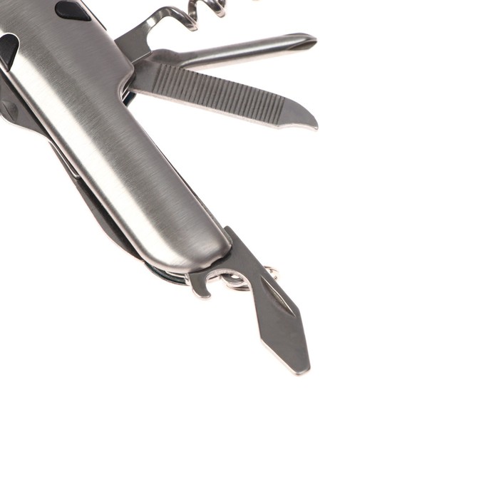 Нож швейцарский "Марсель" 8в1 рукоять с насечками - фото 1886139749