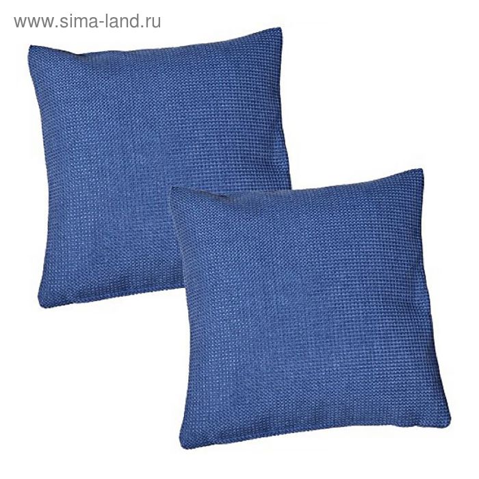 Подушка декоративная DALLAS, 50X50,  цвет темно-синий - Фото 1