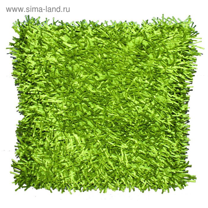 Подушка GOEZZE  Langflor-Teppich, 50Х50, цвет зеленый - Фото 1
