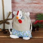 Мешок для подарков "Цыплёнок" с ножками и завязками, 150 г, цвета МИКС - Фото 1