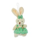 Мягкая игрушка-подвеска "Зайка", мальчик, девочка, цвета МИКС - Фото 1