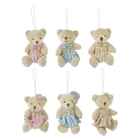 Мягкая игрушка-подвеска "Мишка", мальчик, девочка, цвета МИКС - Фото 2