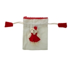 Мешок для подарков «Белый мишка», с завязками, виды МИКС - Фото 2