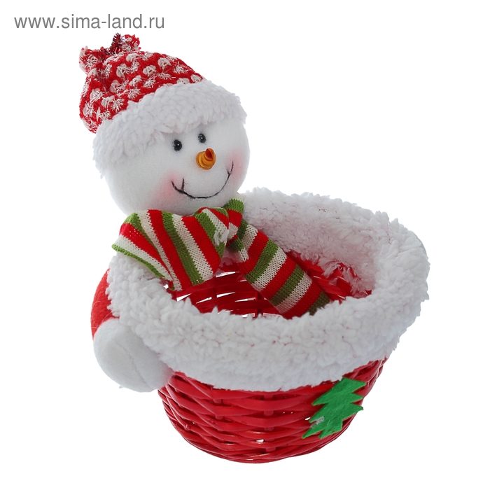 Конфетница "Снеговик в шапочке", 100 г - Фото 1