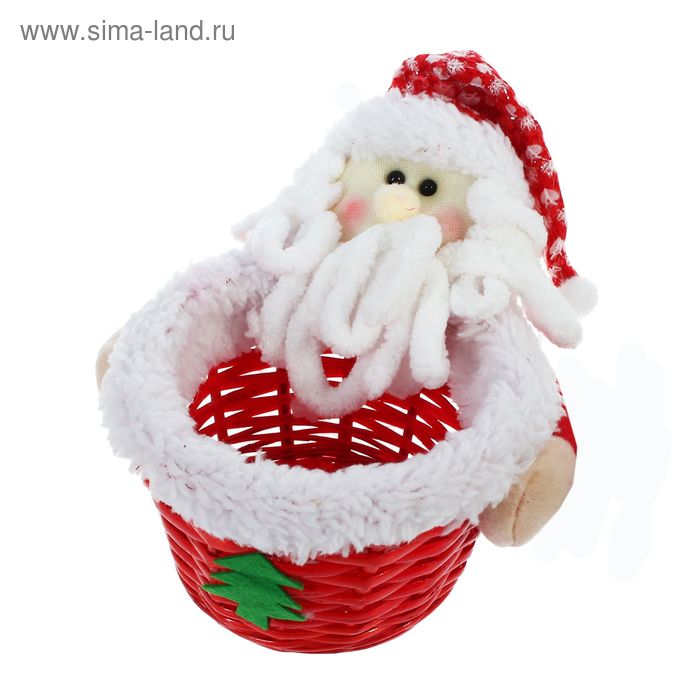 Конфетница "Дед Мороз с бородой" в колпачке, 100 г - Фото 1