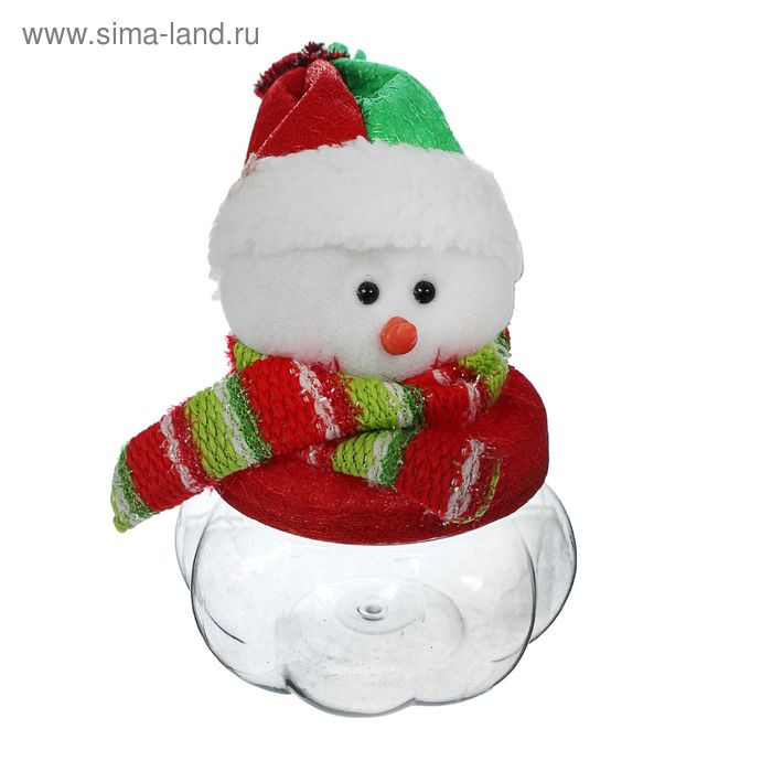 Конфетница "Снеговик в шарфе", 100 г - Фото 1