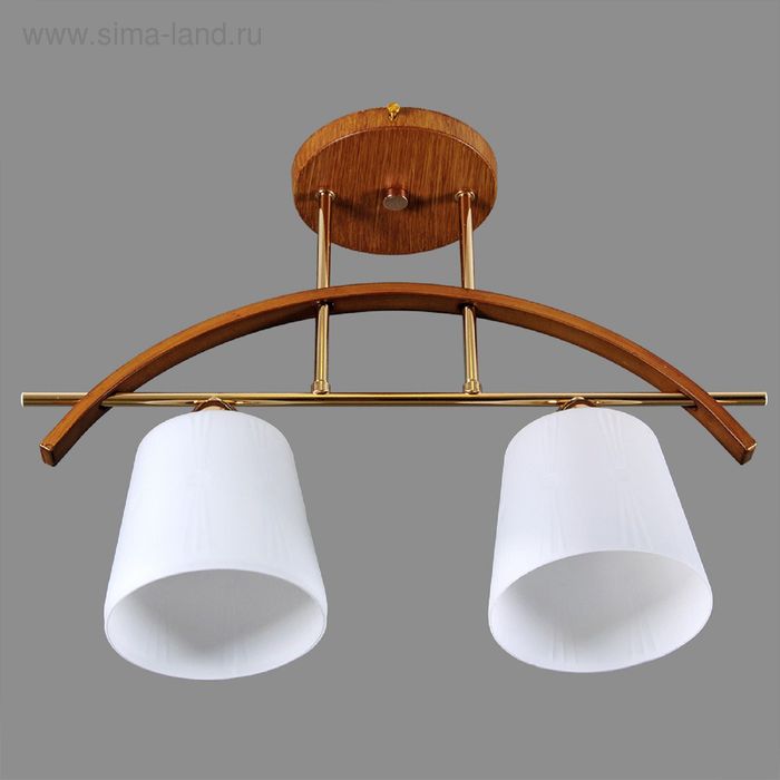 Люстра еврокаркас "Лаванда" 2 рожка (220V 15W E27) - Фото 1