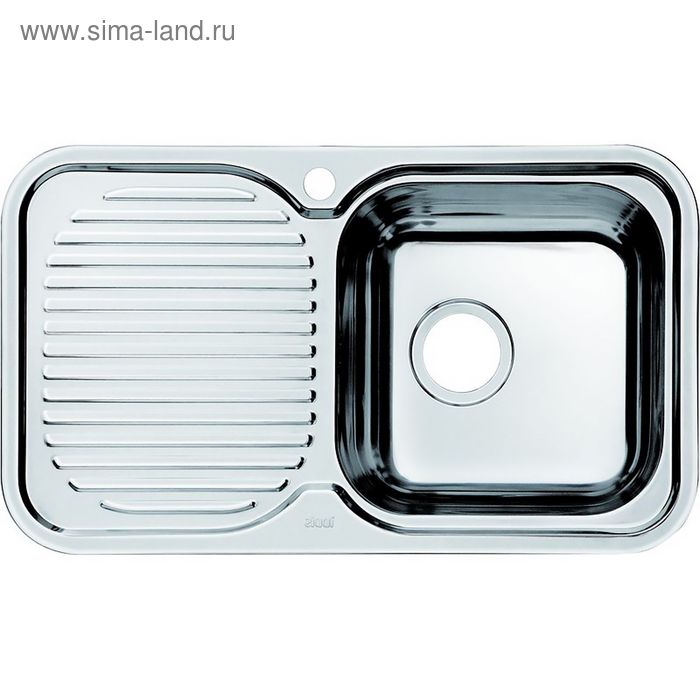 Мойка для кухни IDDIS Suno S, SUN60PRi77, полированная, чаша справа, 600х470 мм - Фото 1