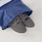 Мешок для обуви, отдел на шнурке, цвет синий - Фото 4