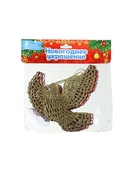 Ёлочные игрушки 3 шт. «Зимнее волшебство. Голубки резные» пластик, 12×11.5 см, МИКС - Фото 11