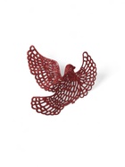 Ёлочные игрушки 3 шт. «Зимнее волшебство. Голубки резные» пластик, 12×11.5 см, МИКС - Фото 6