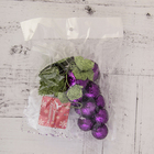 Украшение ёлочное "Виноградная гроздь блеск" 8х13 см фиолетовый - Фото 2