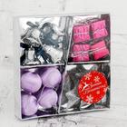 Ёлочные игрушки «Карнавал», новогодние, набор 15 шт. (3 звезды, 4 шара, 4 подарка, 4 колокольчика) - Фото 2