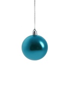 Ёлочные игрушки «Карнавал», набор 16 шт. (4 бантика, 4 шишки, 8 шаров) серебристый/голубой - Фото 5