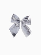 Ёлочные игрушки «Карнавал», набор 16 шт. (4 бантика, 4 шишки, 8 шаров) серебристый/голубой - Фото 7