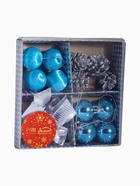 Ёлочные игрушки «Карнавал», набор 16 шт. (4 бантика, 4 шишки, 8 шаров) серебристый/голубой 1400078 Ёлочные игрушки «Карнавал», набор 16 шт. (4 бантика, 4 шишки, 8 шаров) серебристый/голубой 1400078