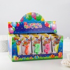 Свечи для торта цифры «Мармеладки», 10.2 см, 50 штук, в шоу-боксе - Фото 2