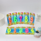 Свечи для торта цифры «Классика». 10.2 см, в шоу-боксе, 50 штук - Фото 6