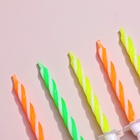 Свечи для торта «Красочные», 6 см, классические, набор 24 шт. - Фото 3