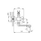 Смеситель для ванны IDDIS Praktic Plus, PRPSB02i02, двухвентильный - Фото 2