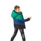 Куртка для мальчика, рост 134 см, цвет зелёный - Фото 2