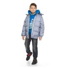 Куртка для мальчиков, возраст 12 лет, цвет серый - Фото 1