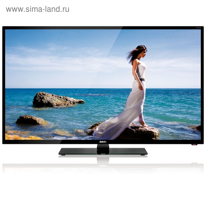 Телевизор BBK 43LEM-1009/FT2C, 43'', 1920X1080 , DVB-T2/C, 3xHDMI, 1xUSB  черный - Фото 1