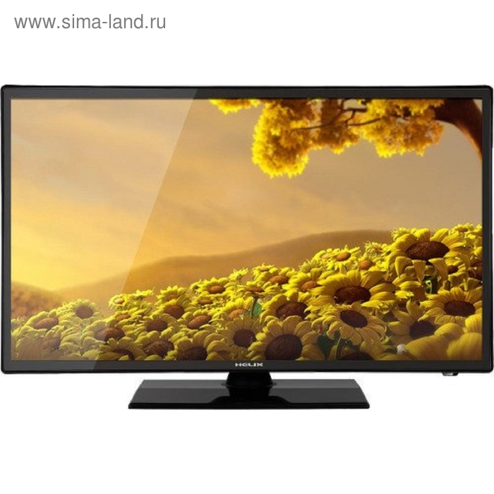 Телевизор Helix HTV-197T2, LED, 19", черный - Фото 1