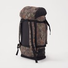 Рюкзак туристический, 50 л, отдел на шнурке, 3 наружных кармана, цвет хаки - Фото 2