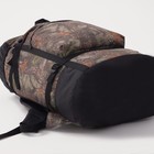 Рюкзак туристический, 50 л, отдел на шнурке, 3 наружных кармана, цвет хаки - Фото 3
